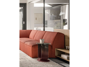 DA VINCI - Oval glass coffee table by Santalucia Mobili - view 3